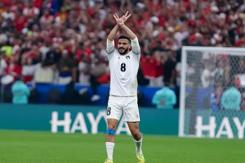 أول تعليق من حامد حمدان بعد هدفه الأول مع فلسطين (صورة)